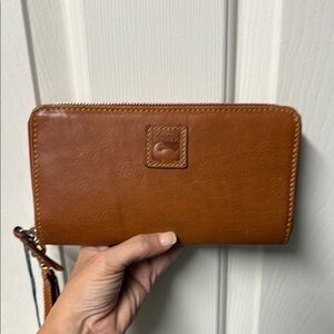 Dooney & Bourke Brown Leather Wallet